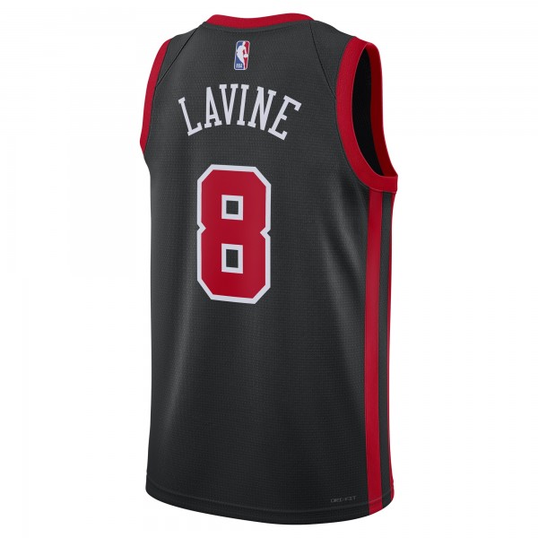Игровая джерси Zach LaVine Chicago Bulls Nike Unisex 2023/24 Swingman - Black - City Edition