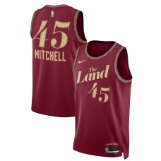Игровая форма  Donovan Mitchell Cleveland Cavaliers Nike Unisex 2023/24 Swingman - Wine - City Edition