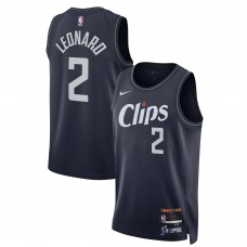 Игровая форма  Kawhi Leonard LA Clippers Nike Unisex 2023/24 Swingman - Navy - City Edition