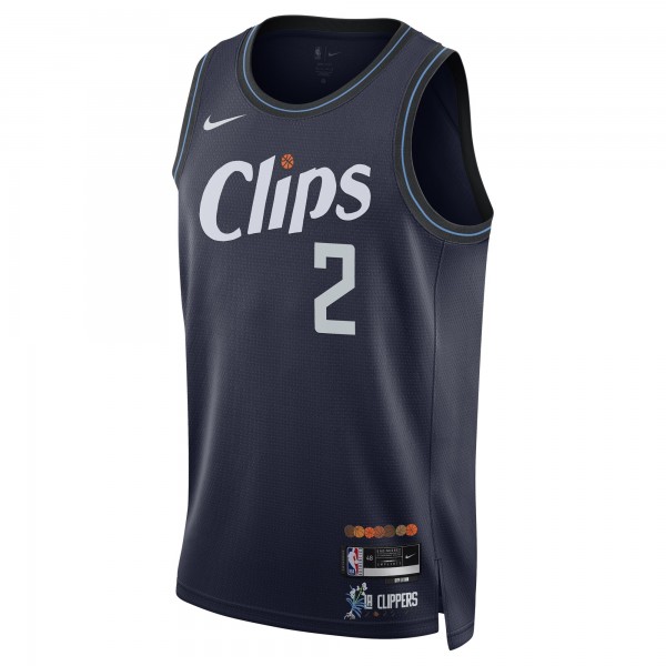 Игровая форма  Kawhi Leonard LA Clippers Nike Unisex 2023/24 Swingman - Navy - City Edition