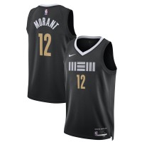 Игровая форма  Ja Morant Memphis Grizzlies Nike Unisex 2023/24 Swingman - Black - City Edition