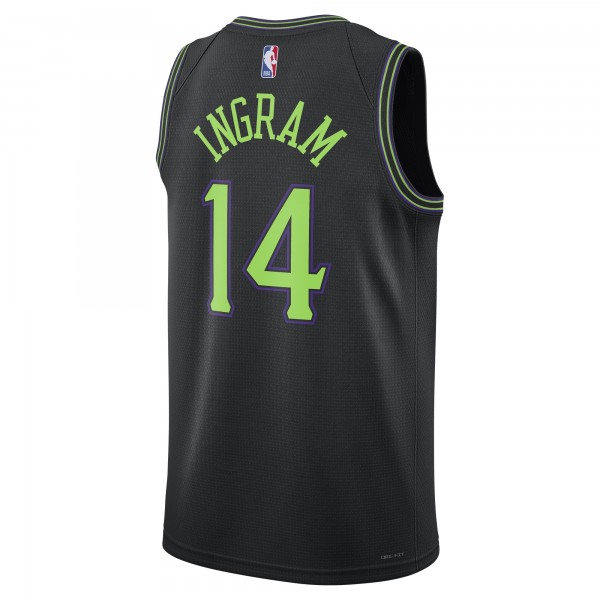 Игровая форма  Brandon Ingram New Orleans Pelicans Nike Unisex 2023/24 Swingman - Black - City Edition