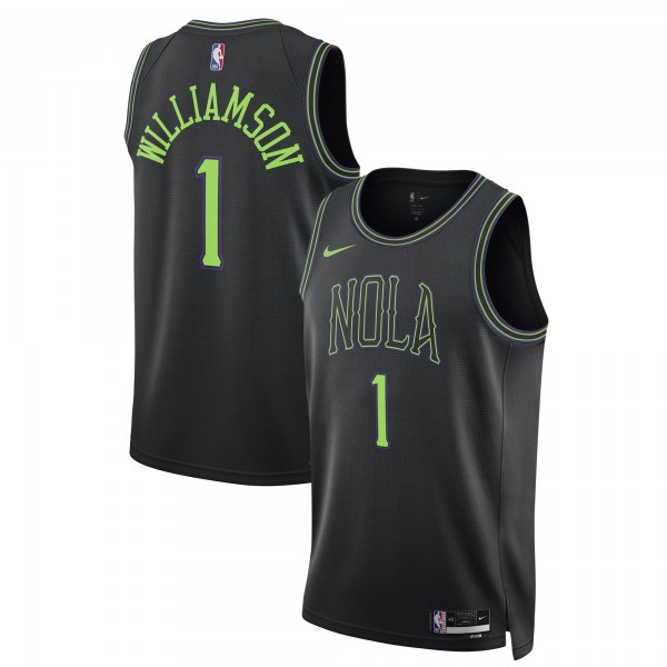 Игровая форма  Zion Williamson New Orleans Pelicans Nike Unisex 2023/24 Swingman - Black - City Edition
