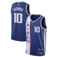 Игровая форма  Domantas Sabonis Sacramento Kings Nike Unisex 2023/24 Swingman - Blue - City Edition