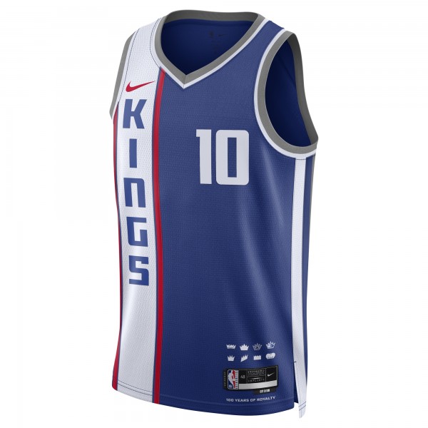 Игровая форма  Domantas Sabonis Sacramento Kings Nike Unisex 2023/24 Swingman - Blue - City Edition