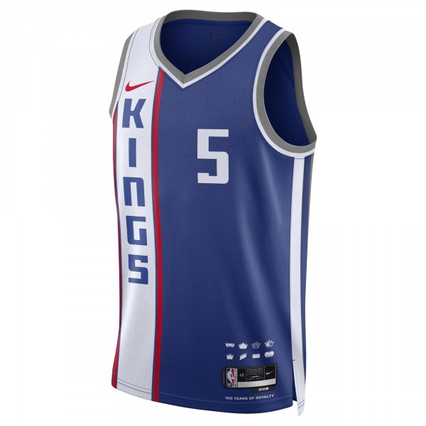 Игровая форма  DeAaron Fox Sacramento Kings Nike Unisex 2023/24 Swingman - Blue - City Edition