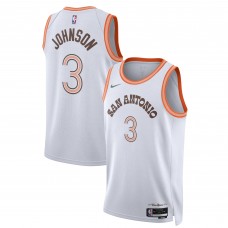 Игровая форма  Keldon Johnson San Antonio Spurs Nike Unisex 2023/24 Swingman - White - City Edition
