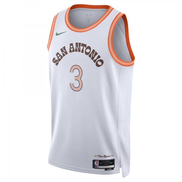 Игровая форма  Keldon Johnson San Antonio Spurs Nike Unisex 2023/24 Swingman - White - City Edition