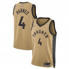 Игровая форма  Scottie Barnes Toronto Raptors Nike Unisex 2023/24 Swingman - Gold - City Edition