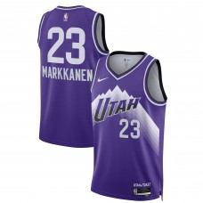 Игровая форма  Lauri Markkanen Utah Jazz Nike Unisex 2023/24 Swingman - Purple - City Edition