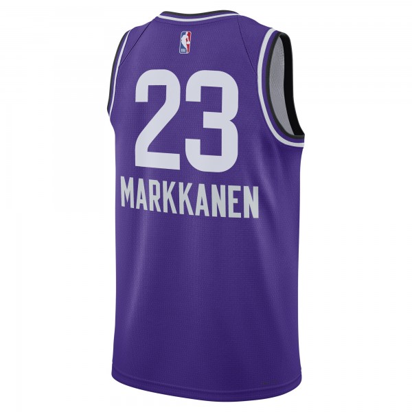Игровая форма  Lauri Markkanen Utah Jazz Nike Unisex 2023/24 Swingman - Purple - City Edition