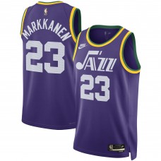 Игровая форма  Lauri Markkanen Utah Jazz Nike Unisex 2023/24 Swingman Replica - Classic Edition - Purple