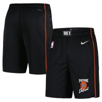 Шорты Detroit Pistons Nike 2023/24 City Edition Swingman - Black