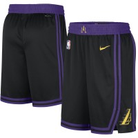 Шорты Los Angeles Lakers Nike Black 2023/24 City Edition Swingman