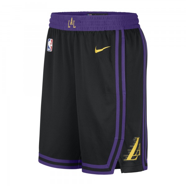 Шорты Los Angeles Lakers Nike Black 2023/24 City Edition Swingman