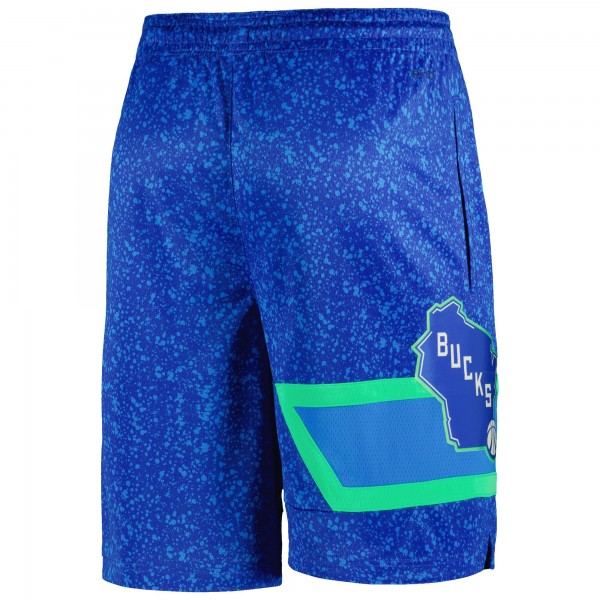 Шорты Milwaukee Bucks Nike 2023/24 City Edition Swingman - Royal