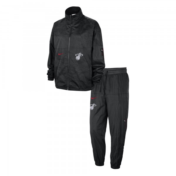 Кофта на молнии и штаны Miami Heat Nike 2023/24 City Edition Courtside Starting Five - Black