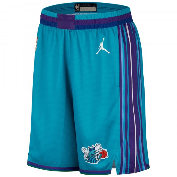 Шорты Charlotte Hornets Jordan Brand 2023/24 Classic Edition Hardwood Classics Performance Swingman - Teal