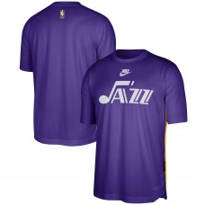 Футболка Utah Jazz Nike Hardwood Classics 2023/24 Classic Edition Performance Pregame Shooting - Purple