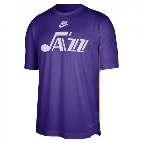 Футболка Utah Jazz Nike Hardwood Classics 2023/24 Classic Edition Performance Pregame Shooting - Purple