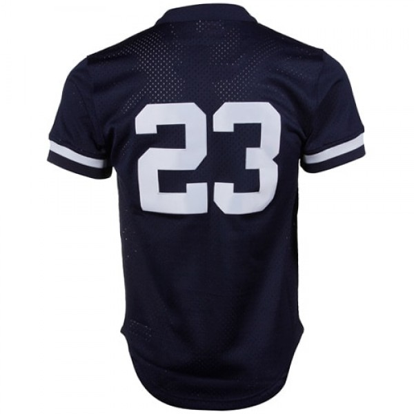 New York Yankees Don Mattingly Mitchell & Ness Navy 1995 Authentic Cooperstown Collection Mesh Batting Practice Jersey