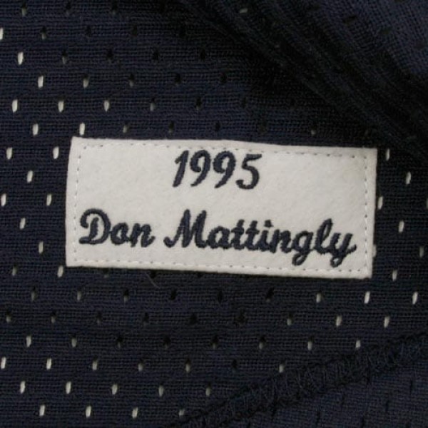 New York Yankees Don Mattingly Mitchell & Ness Navy 1995 Authentic Cooperstown Collection Mesh Batting Practice Jersey