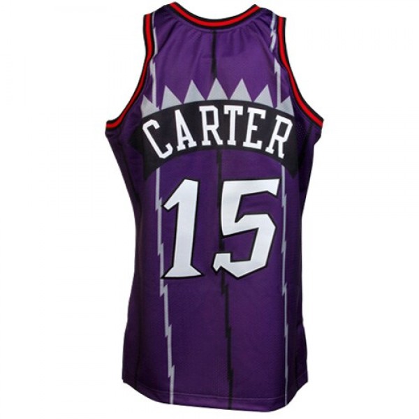 Игровая майка Mitchell & Ness Vince Carter Toronto Raptors 1998-1999 Throwback Authentic- Purple - оригинальная джерси НБА