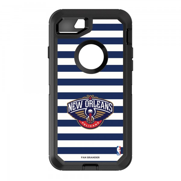 Чехол на iPhone New Orleans Pelicans OtterBox Defender Striped Design