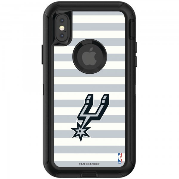 Чехол на iPhone San Antonio Spurs OtterBox Defender Striped Design