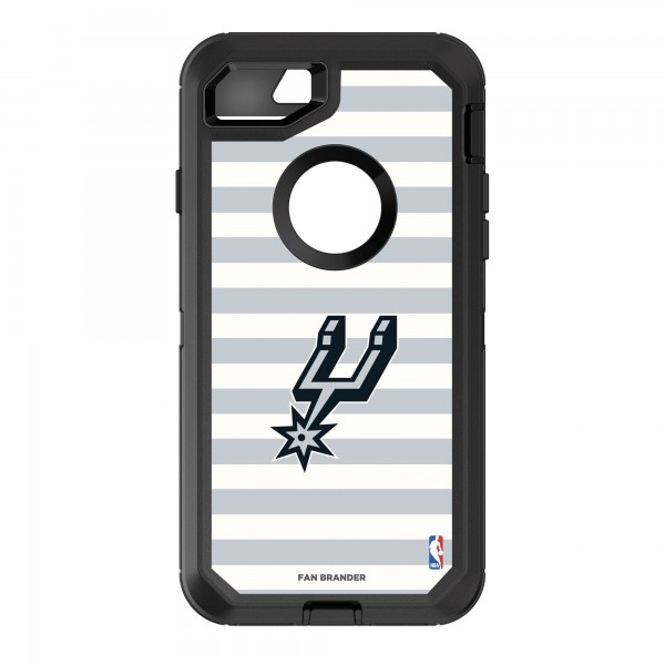 Чехол на iPhone San Antonio Spurs OtterBox Defender Striped Design