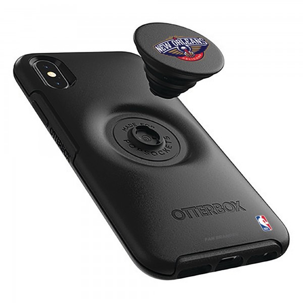 Чехол на iPhone с попсокетом New Orleans Pelicans OtterBox