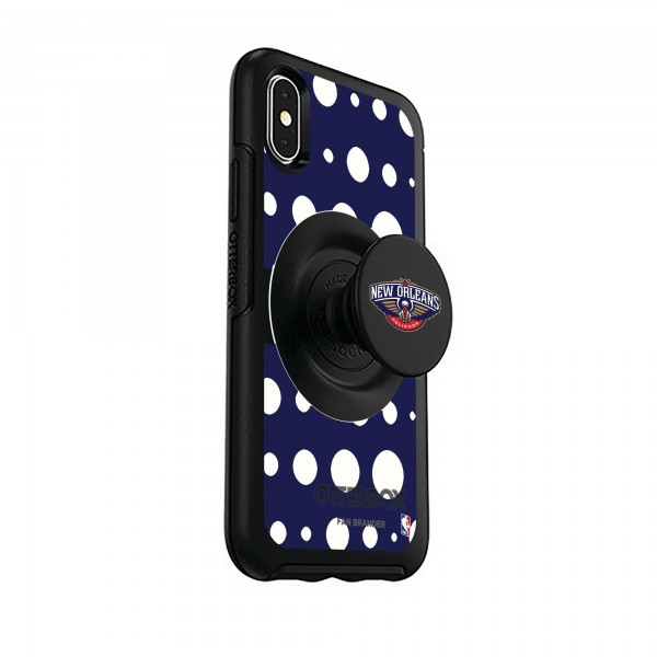 Чехол на iPhone с попсокетом New Orleans Pelicans OtterBox