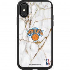 Чехол на iPhone New York Knicks Symmetry Marble - Black