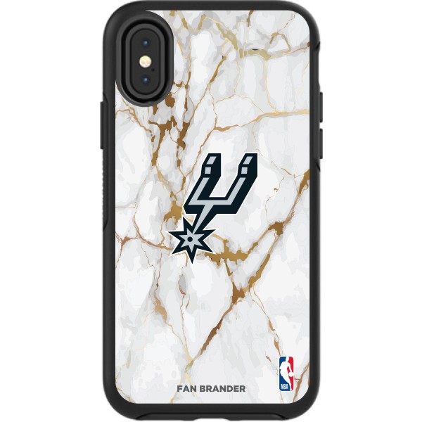 Чехол на iPhone San Antonio Spurs Symmetry Marble - Black