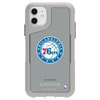 Чехол на iPhone Philadelphia 76ers Griffin Survivor Endurance - Gray