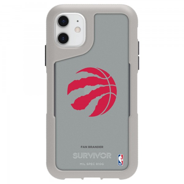 Чехол на iPhone Toronto Raptors Griffin Survivor Endurance - Gray