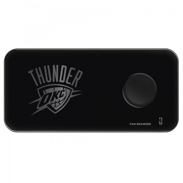 Док-станция с беспроводной зарадкой Oklahoma City Thunder - Black
