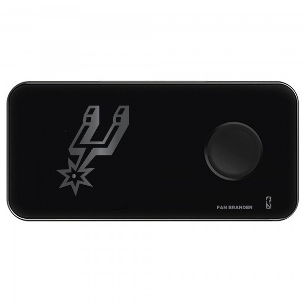 Док-станция с беспроводной зарадкой San Antonio Spurs - Black