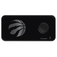 Док-станция с беспроводной зарадкой Toronto Raptors - Black