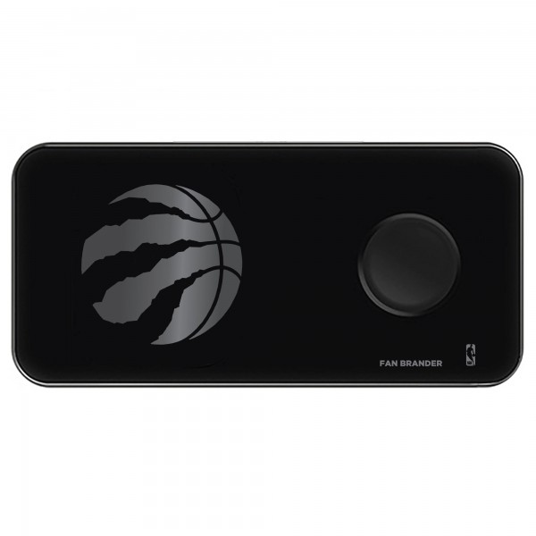 Док-станция с беспроводной зарадкой Toronto Raptors - Black