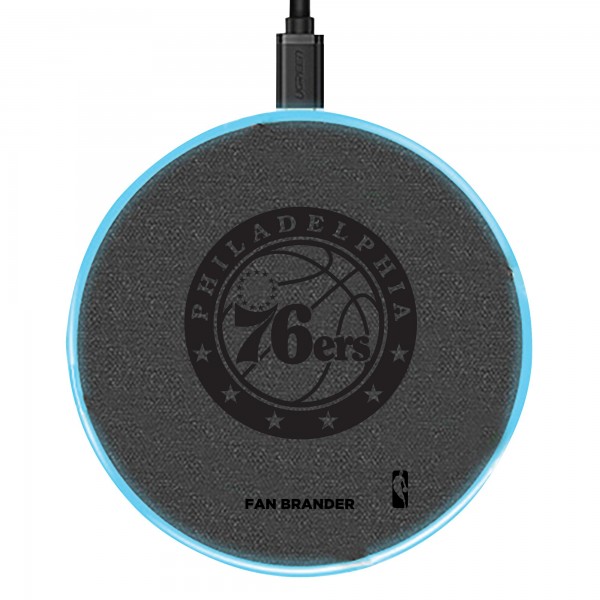 Беспроводная зарядка Apple и Samsung Philadelphia 76ers 15W- Gray