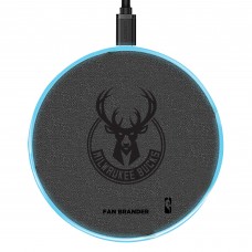 Беспроводная зарядка Apple и Samsung Milwaukee Bucks 15W- Gray