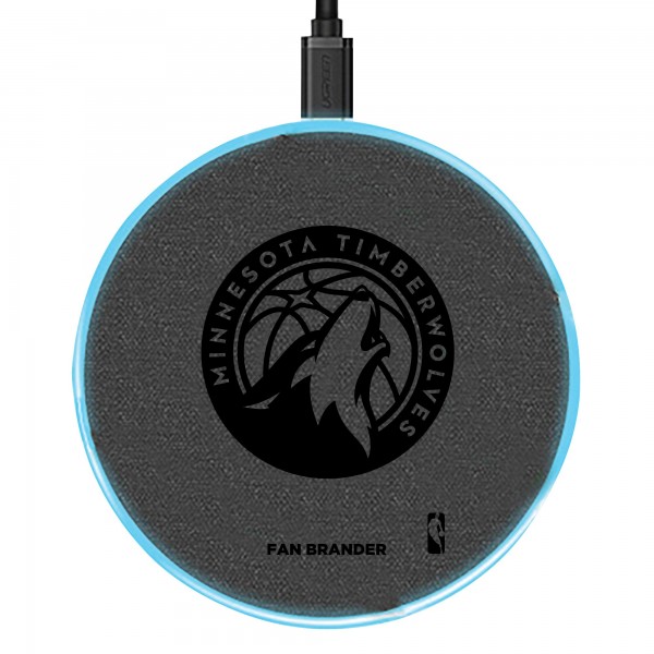 Беспроводная зарядка Apple и Samsung Minnesota Timberwolves 15W- Gray