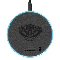 Беспроводная зарядка Apple и Samsung New Orleans Pelicans 15W- Gray
