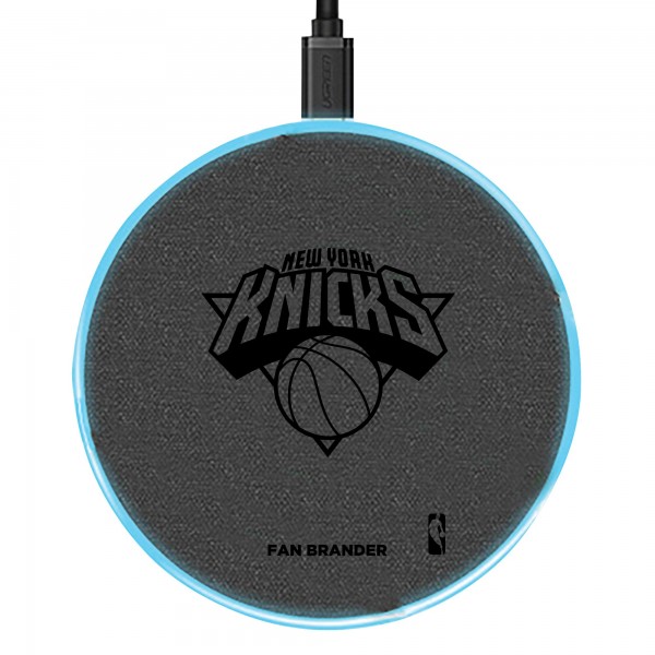 Беспроводная зарядка Apple и Samsung New York Knicks 15W- Gray