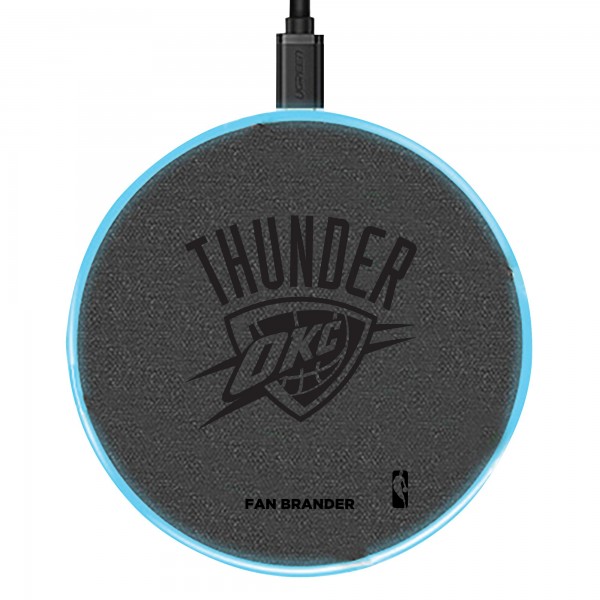 Беспроводная зарядка Apple и Samsung Oklahoma City Thunder 15W- Gray