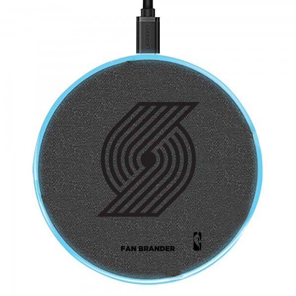 Беспроводная зарядка Apple и Samsung Portland Trail Blazers 15W- Gray