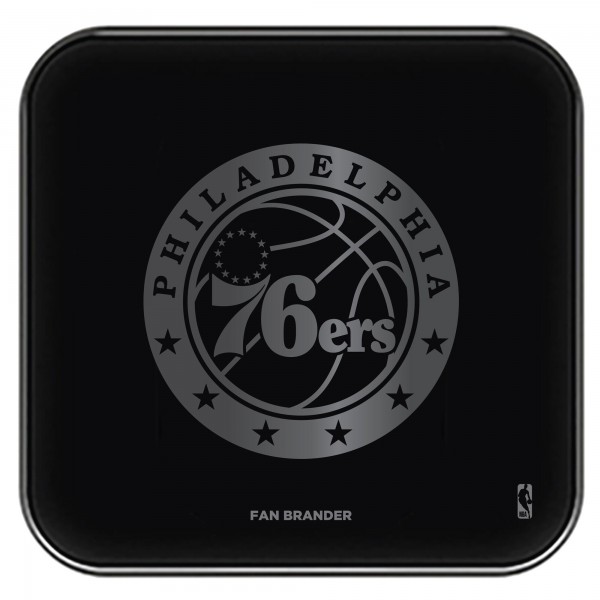 Беспроводная зарядка Philadelphia 76ers Fast Charging Glass - Black