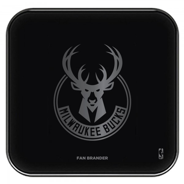Беспроводная зарядка Milwaukee Bucks Fast Charging Glass - Black