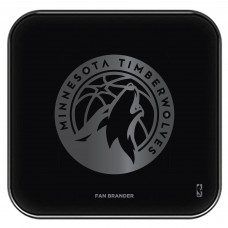 Беспроводная зарядка Minnesota Timberwolves Fast Charging Glass - Black